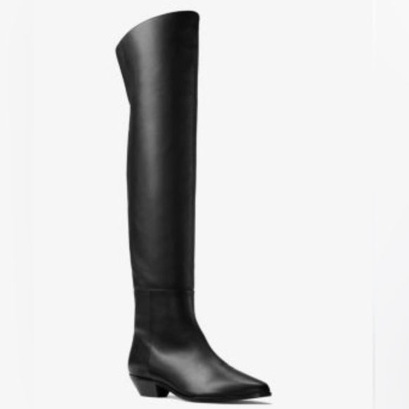 Michael Kors Collection Shelby Runway Over-the-Knee Boots Size 7 / 37.5 - Picture 1 of 6